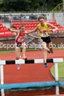 Senior girls 1500 metres steeplechase, English Schools Track and Field. Photo: David T. Hewitson/Sports for All Pics
